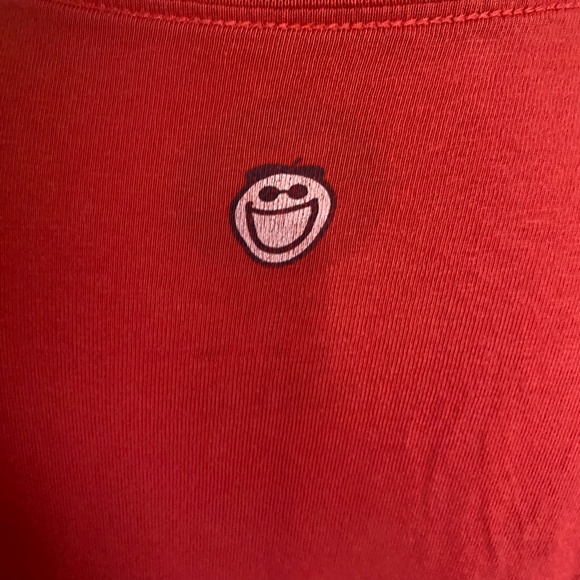 Life Is Good Red Cotton Peace Love Holiday Festive Long Sleeve T-Shirt-Sz-M - Picture 6 of 16